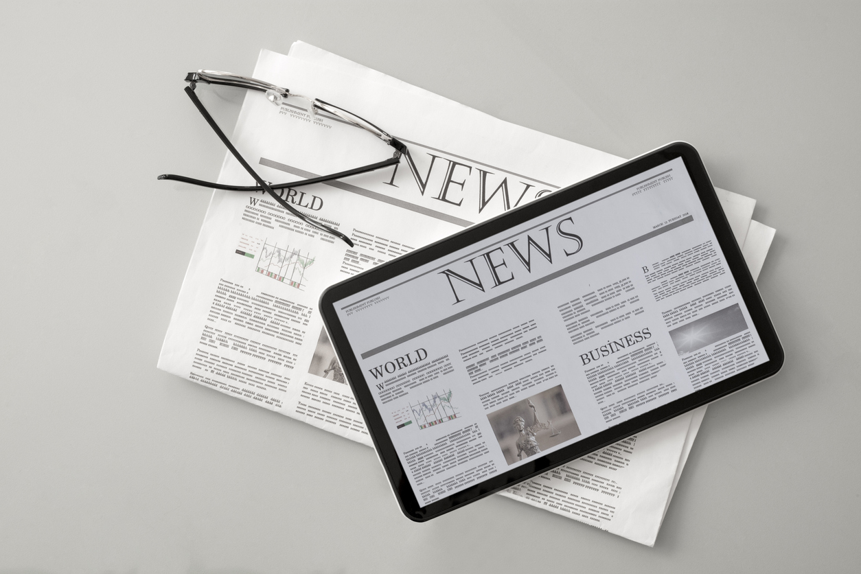 News auf Tablet